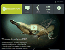 Tablet Screenshot of platypusspot.org